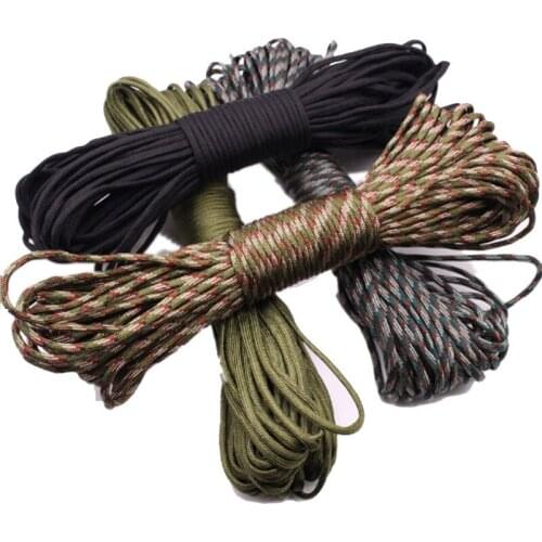 31m 100ft 4mm Paracord Parachute Rope Bundles Lanyard Cord Camping Equipment Survival Kit Suit Outdoor Beach Tent Escape Binding