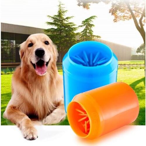 Dog Foot Pet Foot Washer Cup Soft Silicone Bristles Pet Clean Brush Quickly Cleaning Paws Muddy Feet Dog Foot Wash Tools