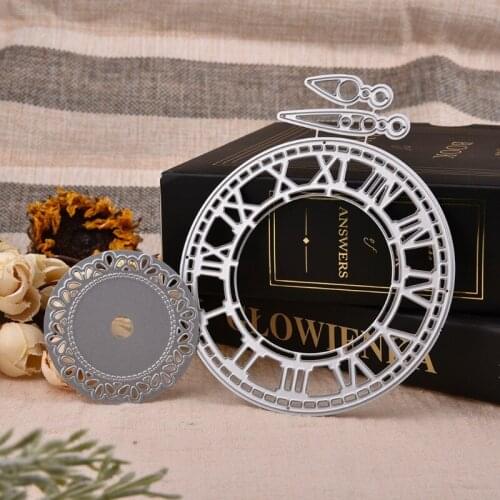 Cutting Dies Album Paper Card Craft Clock Stencil For DIY Scrapbooking Embossing