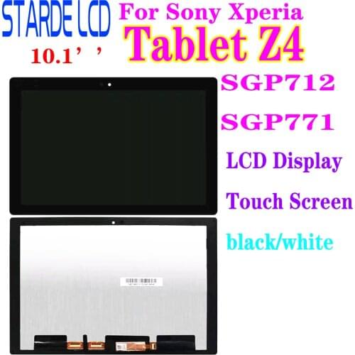Starde LCD for Sony Xperia Tablet Z4 SGP712 SGP771 LCD Display Touch Screen Digitizer Assembly Z4 Lcd Display