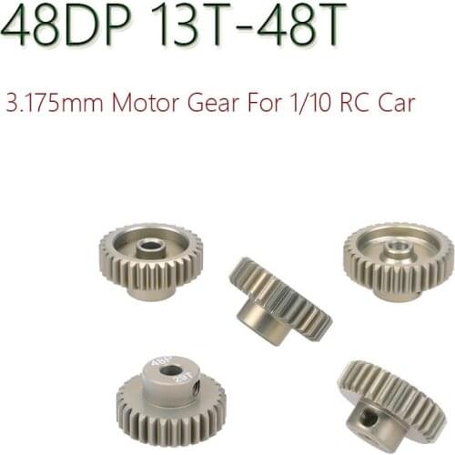 48DP 3.175mm 13T-15T 16T-18T 19T-21T 22T-24T 25T-27T 28T-30T 31T-33T 34T-36T 37T-39T 40T-42T 43T-45T 46T-48T Pinion Motor Gear