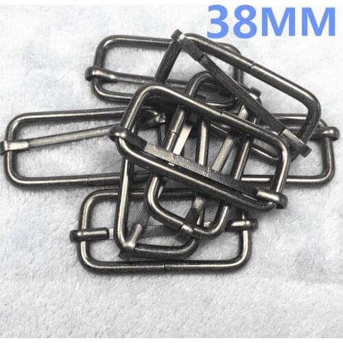 80pcs Metal Slides Tri-glides Wire-formed Roller Pin Buckles Strap Adjuster 0.6"/0.8''/1"/1.25"/1.5"/1.6" inch