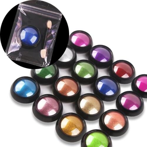 Nail Art Glitter Dipping Powder Chrome Mirror Glitter Pigment Powder for Nails Decorations DIY Manicure 0.5g