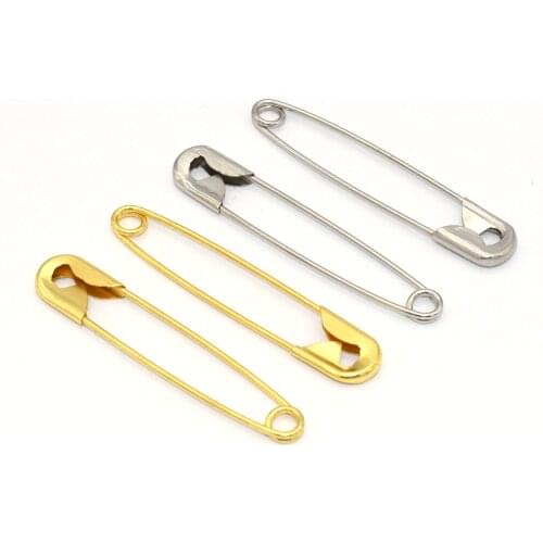 30pc Large Safety Pins Sewing Tools Accessory Metal Needles Pins Tag Brooch Clips For DIY Fastener Clothing Skirt Craft Supplies