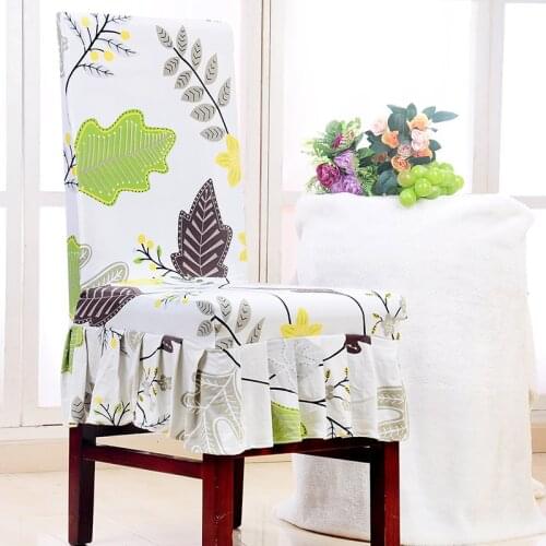 Polyester Spandex Dining Chair Covers for Wedding Party Chair Cover Dining Chair Seat Covers Removable Stretch Elastic washable