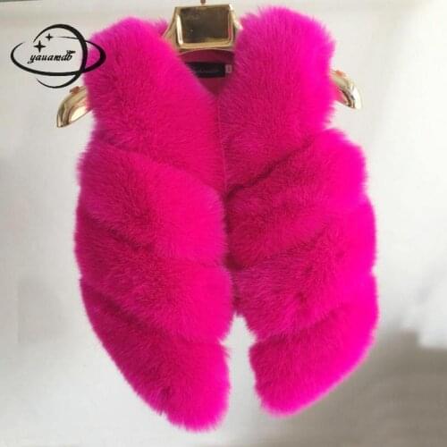 Kids Cardigan Vests 3-15y Girls Autumn Winter Waistcoats Jacket Fake Fox Fur Solid Color Warm Childrens Outerwear Clothes 71