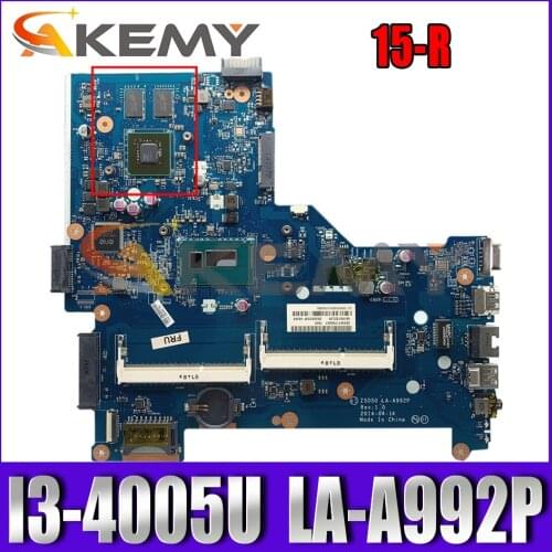 For HP Pavillion 15-R LA-A992P 776078-001 SR1EK I3-4005U N15V-GM-S-A2 Notebook motherboard Mainboard full test 100% work