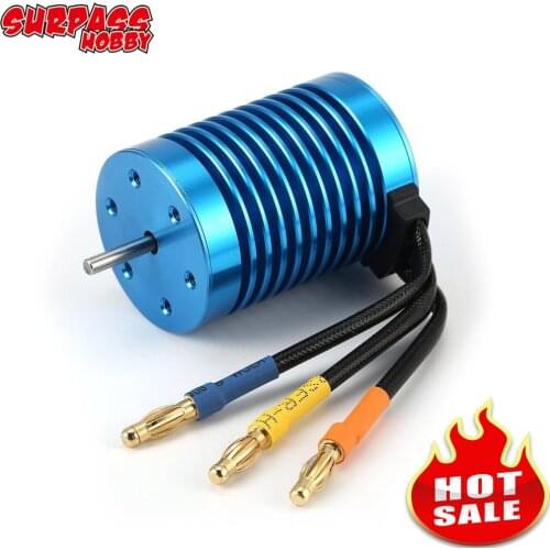 Surpass Hobby F540 3000KV 3300KV 3930KV 4370KV Brushless Motor for 1/10 RC Car Redcat Electric Volcano EPX PRO Blackout XTE