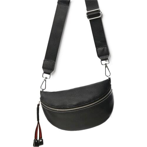 Summer Fashion Phone Coin Purse 2021 Counter Genuine Wide Strap Shoulder Bag For Women Daily Casual Ladiec Cross Body Bag Tide