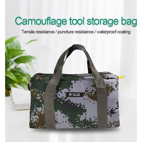 Multifunction Waterproof Organic Silicone Canvas Hand Tool Storage Carry Bags Portable Pliers Metal Tools Kit Hardware Organizer
