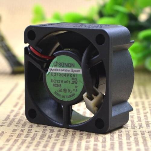 Original authentic FOR SUNON Jianzhan 4CM KD1204PKV1 4020 4 cm 12V 1.2W two lines