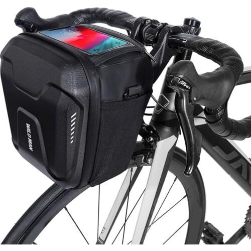 Bicycle Front Handlebar Bag Bike Frame Pannier Organizer Pouch MTB Waterproof Phone Bags Multifunctional Portable Shoulder Bag