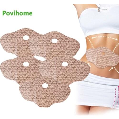 5pcs Women Slimming Patch Belly Slim Plaster Abdomen Slimming Fat Burning Navel Stick Weight Loss Beauty Slimer Tool C2516