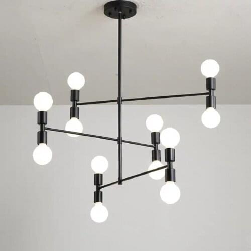 Postmodern living room/ bedroom lamp individuality creative modeling revolving pendant lamp