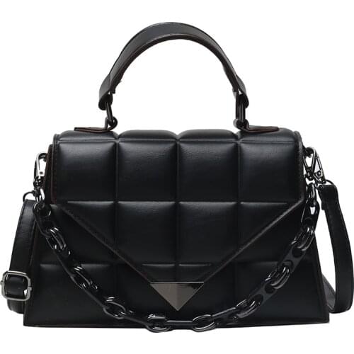 Luxury Pu Leather Handbags Women Small Shoulder Bags Fashion Designer Female Chain Messenger Bag Casual Crossbody Bags for Women