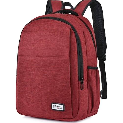 Male Backpack Bag Brand 15.6 Inch Laptop Notebook Mochila for Men Waterproof Back Pack bag school backpack women red shoulder in