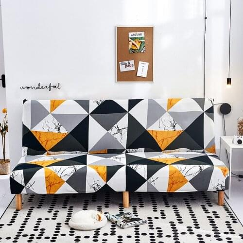 Without Armrest Folding Sofa Bed Cover All-inclusive Tight Wrap Sofa Towel Tight Wrap Sofa Covers for Living Room 160-185cm