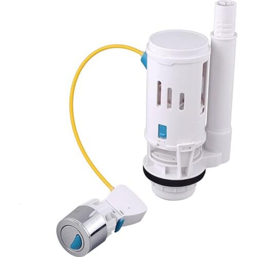 Toilet flushing valve side press drain valve Wire controlled stool urine tank universal accessories Old-fashion