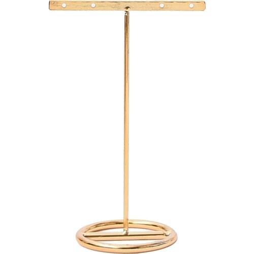 Solid Iron Metal Necklace Earring Hanging Hole T-Bar Jewelry Display Stand