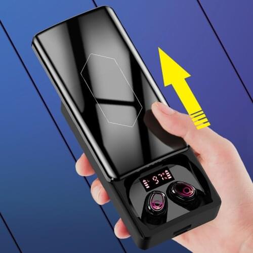 TWS Bluetooth 5.1 Earphones 10000mAh Charging Box Wireless Headphones With Dual Mic 9D Stereo Sports Waterproof Earbuds Headsets