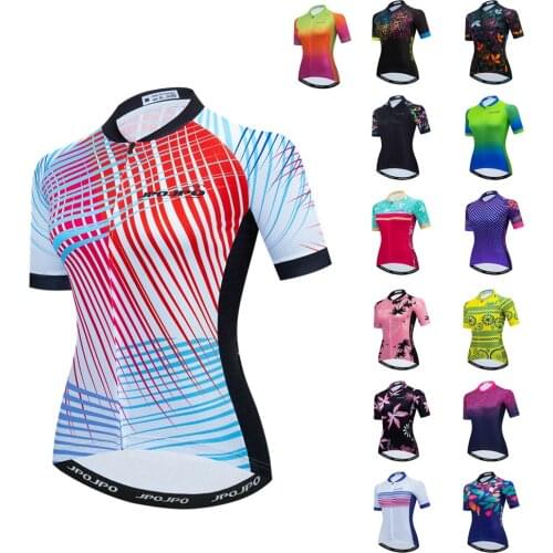 UFOBIKE Cycling Jersey Women MTB Bike Shirts Short Sleeve Cycling Clothing Maillot Roupa Ropa De Ciclismo