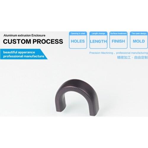 Pitch 27-28.5mm amplifier aluminum handle / 1U chassis aluminum alloy handle black in stock