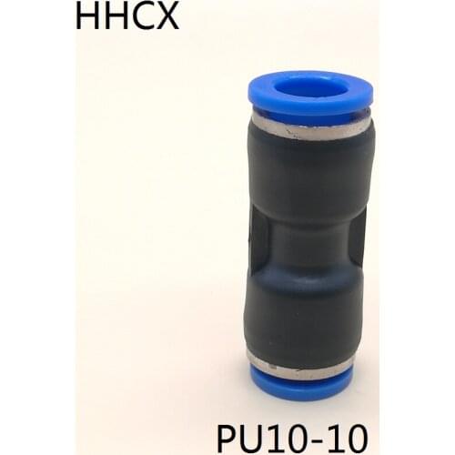 5pcs/lot Pneumatic quick joint PU-10 FOR PU pneumatic trachea external diameter 10MM Straight connector Push In Connectors