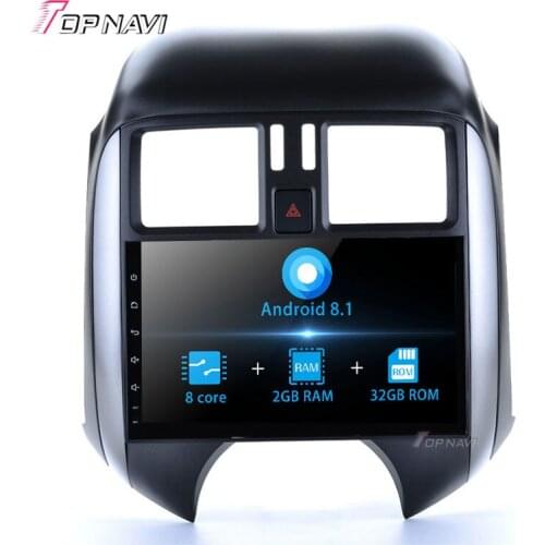 Autoradio Car Radio For Nissan Sunny 2011 2012 2013 Android 8.1 9 Inch Car Multimedia Player GPS Navigation Stereo NO DVD 2 Din