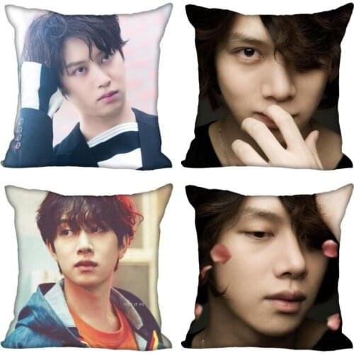 Kim HeeChul KPOP Pillow Case For Home Decorative Pillows Cover Invisible Zippered Throw PillowCases 40X40,45X45cm