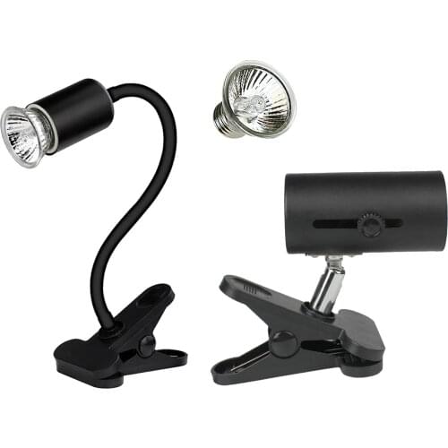 Pet Reptile Turtle Heat UVA+UVB Lamp Bulb Heating Light Holder Clip Holder Aquarium Turtle Tortoises Lizard Base Clamp KIt