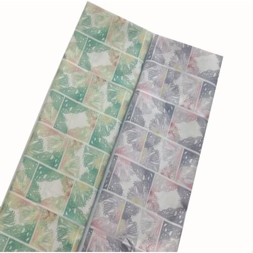 Pretty Geometry Leaf Checks Patterns 100% Cotton Fabric 50x160cm Flower Fabric Patchwork Baby Fabric cotton Textile kids 100