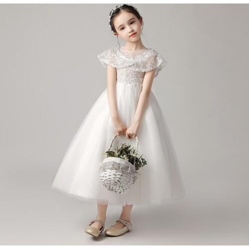 Children Kids Dresses For Girls Clothes Princess Party Dress Flower Girl Wedding Dress Evening Prom Dresses Vestidos 6 Colors