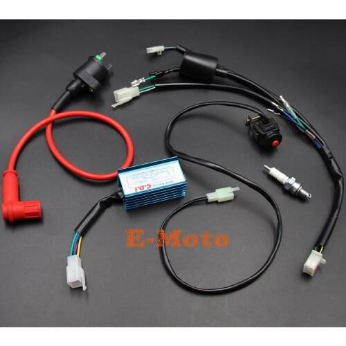 Full Kick Start Engine Wiring Harness 50cc 70cc 110cc 125cc Dirt Pit Trail Bikes NEW E-Moto