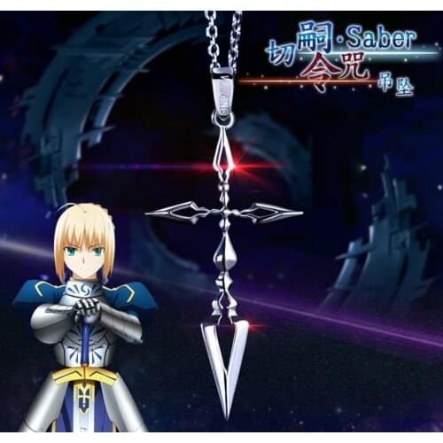 Fate Grand Order FGO Saber Altria Pendragon Pendant Necklace Cosplay Gift new year Gift