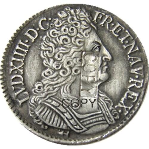 France 1711 Silver Plated Copy Coins