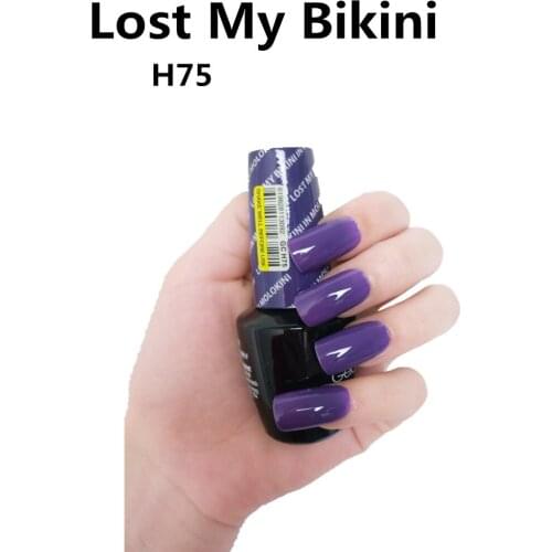 H75 Lost My Bikini in Molokini 15ml UV LED Gel Polish Vernis Permanent Lasting Shine opies Nail Art (need lamp dry)