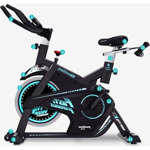 Spinning Bike Professional Level Indoor Pedal Exercise Bike Ultra Quiet Indoor Weight Loss Cycling Fitness Bicycle Equipment