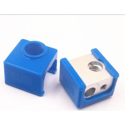 MK10 Silicone Socks instead ceramic insulation for Wanhao i3 QIDI TECH Flashforge SILICONE HEATER BLOCK COVER