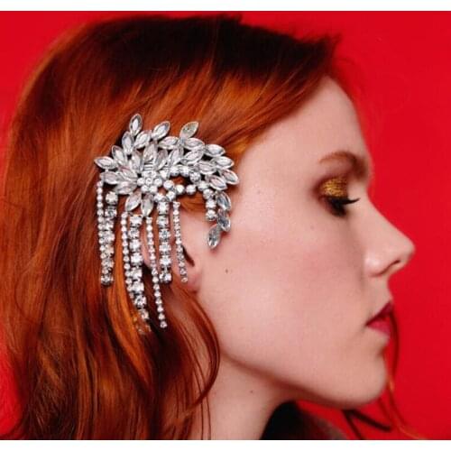 Fashion Accessories Crystal Beaded Earrings Jewelry Accessories 2020 New Arrival Royal Women Decoration 002A