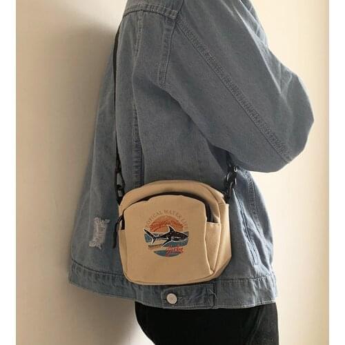 MOLAVE Handbags Fashion Women Canvas zipper Printed Casual Shoulder Bag Mini Crossbody Bag coin purse Bag handbags luxury May27