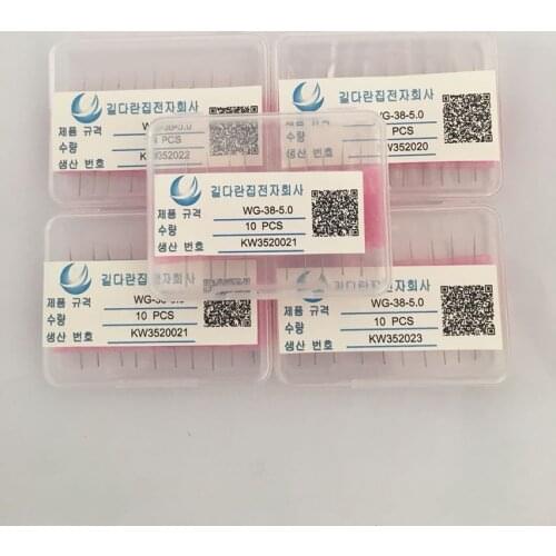 Good Quality and Fast Delivery A Box of 0.5 1 2 5 10 Micron Tungsten Steel Tip Probe Wafer Test Probe Wugang Probe