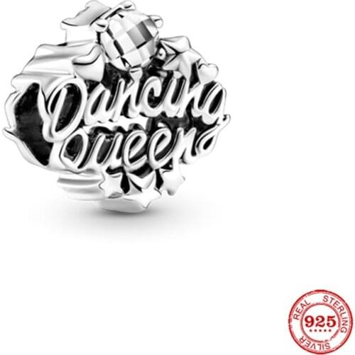 New Original Silver Color Queen Beads Fit European Pandora Charms Bracelet Bangles Jewelry Diy Accessories P676