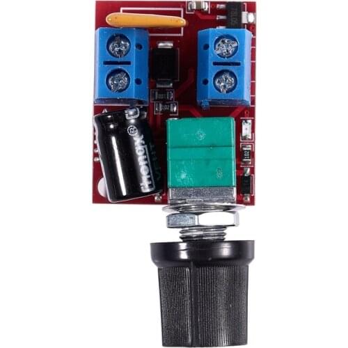 New Mini DC Motor PWM Speed Controller 3V 6V 12V 24V 35VDC 90W 5a DC Motor Speed Control Switch LED Dimmer