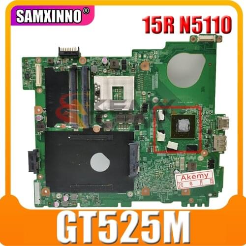 Original Laptop motherboard For DELL Inspiron 15R N5110 GT525M N12P-GE-A1 Mainboard CN-0MWXPK 0MWXPK 10260-1 HM67