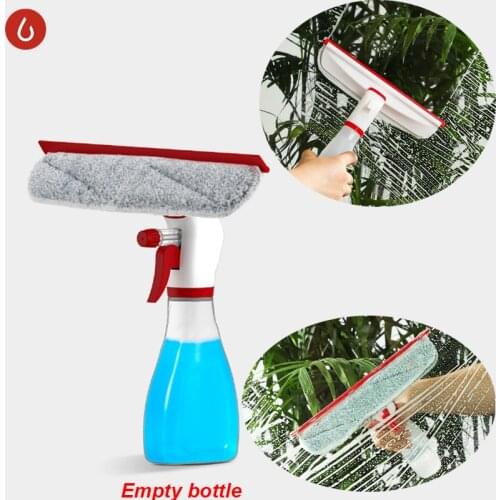 Original yijie 2 in1 Time-lapse Sprayer Bottle & window cleaner Cloth Cleaning Brush Mop Bendable Duster Cleaner Window mop