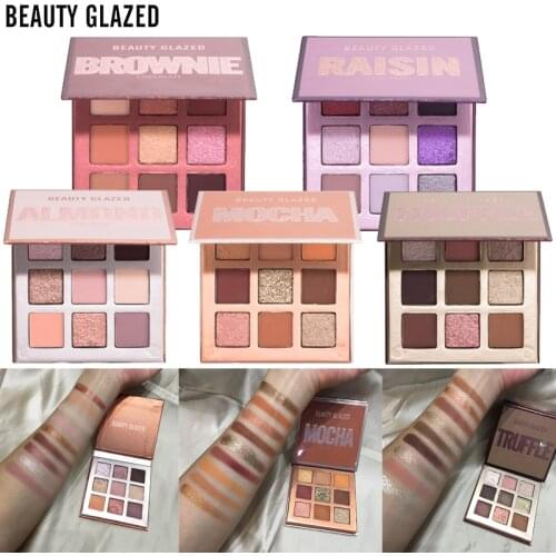 Beauty Glazed Chocolate Eyeshadow Pallete TURFFLE Pressed Powder Palette Matte Glitter Siny Eye Shadow Palette Nude Eyeshadow