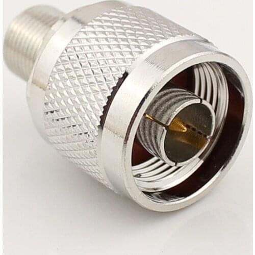 Promotion copper core N plug radio frequency coaxial connector N turn F high frequency F plug wired antenna mobile phone signal