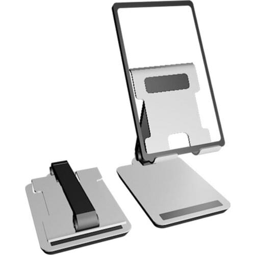 Adjustable Aluminum Stand Holder For Mobile Phone Tablet Foldable Portable Desk Holder 4-13 Inch Smart Phones, Tablets, Readers