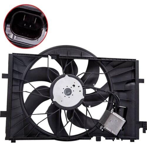 Engine Radiator Cooling Fan Assembly For Mercedes Benz C230 C240 C32 AMG C320 CLK320 Coupe 2035000293 2035050255