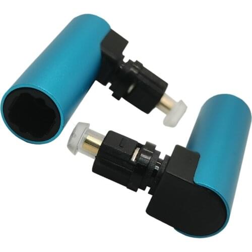 High Quality Digital Optical Toslink Audio Cable Male to Female Adapter Adaptor 90 Degree Right Angled 360 Rotatable Converter